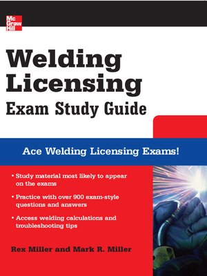 Welding Licensing Exam Study Guide - ebook